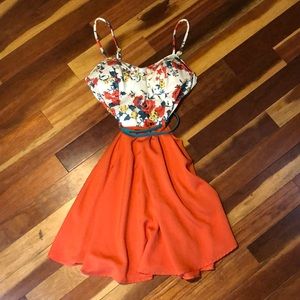 Charlotte Russe floral flowy dress. Never worn, tags still on